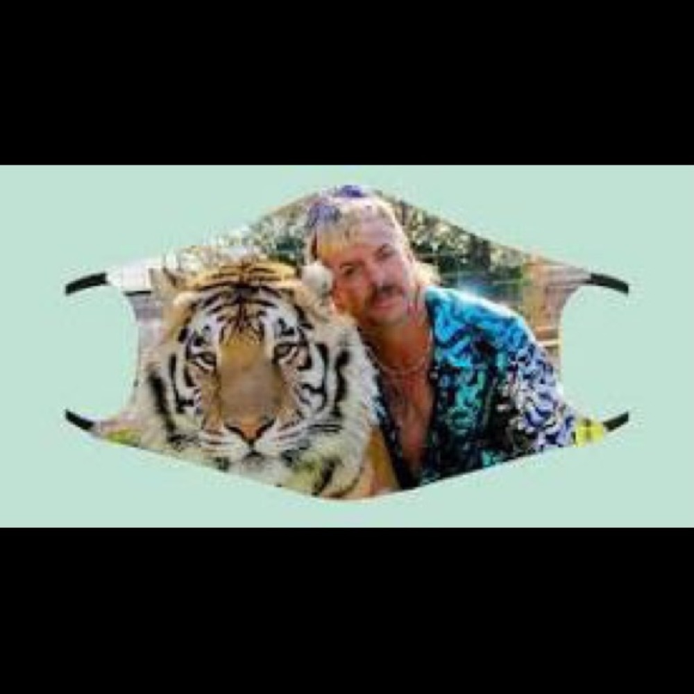 Tiger king mask (clean) machine washable +2filters